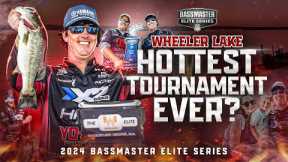 HOTTEST BASS FISHING TOURNAMENT EVER? | Bassmaster Elite - Wheeler Lake 2024