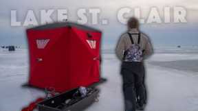 Lake St. Clair Ice Fishing 2025!!