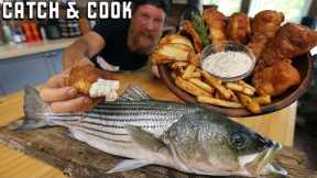 Real Maine Fish and Chips Catch & Cook Striper