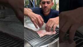 Easiest way to remove fish skin 😲