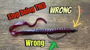 You’ve DEFINITELY Been Rigging Worms And Creature Baits All WRONG…