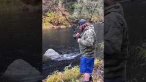 HUGE Salmon on the FIRST CAST