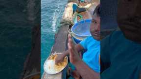 deepsea cooking in fresh fish in seafood / Indian style cooking in seafood / #fishing
