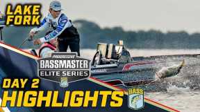 Highlights: Day 2 of Bassmaster ELITE at Lake Fork