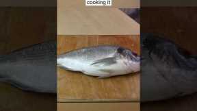 How to clean a fish before cooking it #fish #fishing #shorts