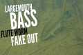 Largemouth Bass Flute Worm Fake Out
