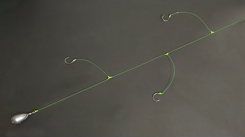 How to Tie No Tangle 3 Hook Fishing Line