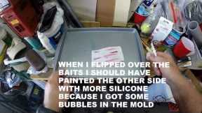 RTV SILICONE MOLDS TO MAKE SOFT PLASTIC FISHING BAITS