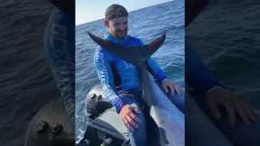 Fishing 600+ Lbs bluefin tuna on spinning reel in Atlantic!