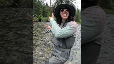 When Fly Casting Goes Wrong 😂 | Beginner Mistake  #fishing #flyfisherman #troutfishing