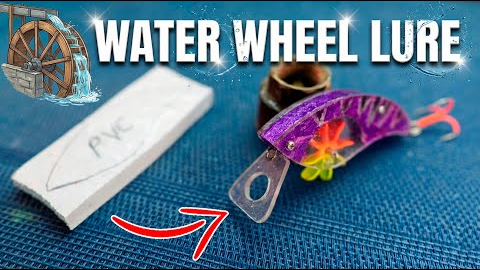 Homemade Water Wheel Lure From Scratch!