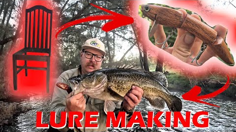 Turning Furniture into Fish: Wakebait Snake Timber Lure Making