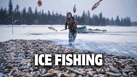 They Have ONLY ONE DAY to Catch Food for the Whole Winter: Munkha Ice Fishing in Yakutia