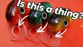 I Drilled Holes in Crankbait Lips… and the  Action SHOCKED Me!  #Crankbait #LureMaking