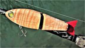 Tiger Maple SwimBait | One Day Build to Catch