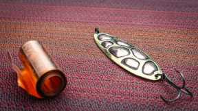 Forged Copper Lure: Making a Unique Mushroom Spore Fishing Lure