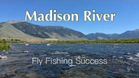Fly Fishing the MADISON RIVER (Nymphing and Dry Fly Success)