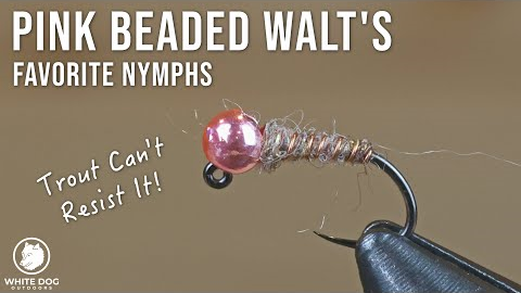 Fly Tying - Pink Beaded Walt's Worm - My Most PRODUCTIVE Fly!
