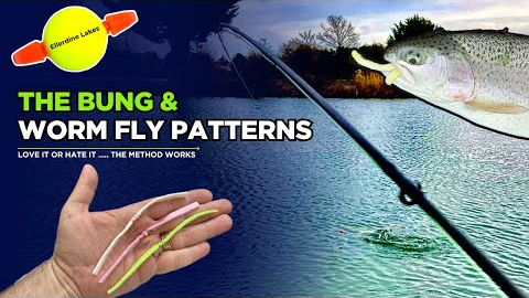 Fly Fishing UK - The Bung - Chamois Worm - Ellerdine Lakes - Stillwater Trout