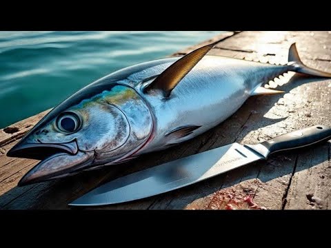 Precision Cuts❗🔥 Yellowfin Tuna Cutting Skills like a Pro in Sorong city, Live Streaming 28 Jan 26