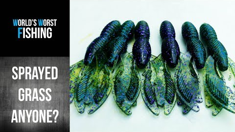 POPULAR COLORS: SPRAYED GRASS.  How To Make Fishing Lures!