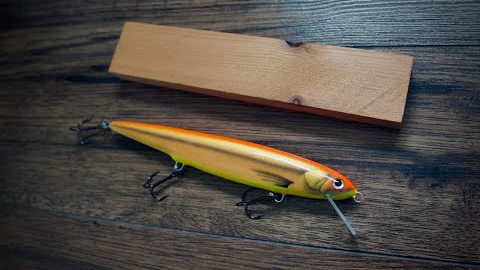 Lure making | Classic Crankbait from scrap wood