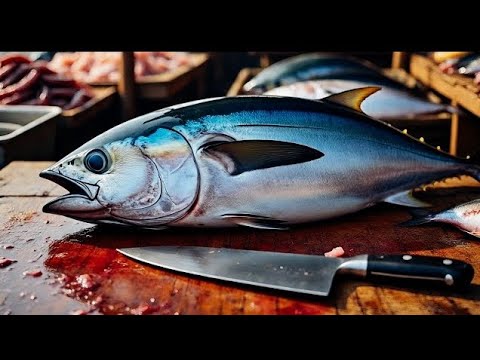 Precision Cuts❗🔥 Yellowfin Tuna Cutting Skills like a Pro in Sorong city, Live Streaming 06 Feb 26
