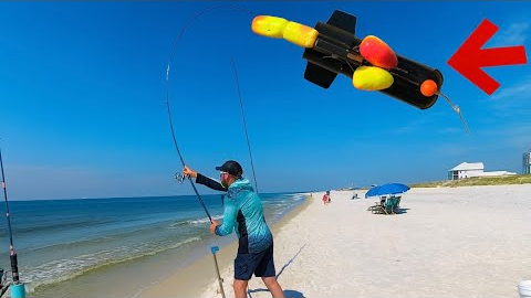 Fisherman’s Surf Fishing Camera Spots Something Crazy! 