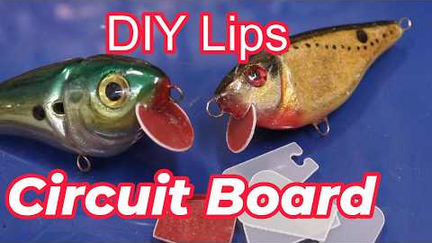 Why Every Angler Should Be Using Circuit Board Lips, and How I Make MY OWN #handmadelure #fishing