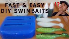 HOW TO MAKE YOUR own SWIMBAITS | FAST & EASY | Beginner Friendly