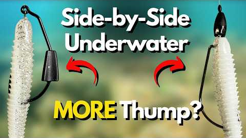 Which Swimbait Rigging Method Has More Action? (Underwater Look)
