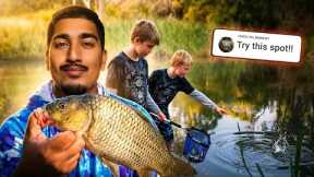 I Went Fishing at My Subscriber's Favorite Spot for a Day!