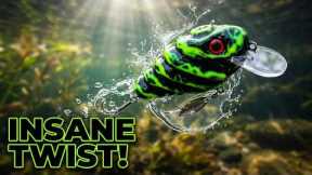 I Made a Twisted Fishing Lure Insane Action!