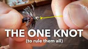 The only fly fishing knot you need! The Davy Knot - tenkara fly fishing, Aug '25