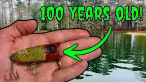 I Tried Using CENTURY Old Fishing Lures! (They Still WORK!)