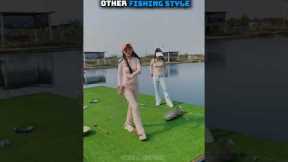 Other Fishing Style But the Last One   is not dangerous. Entertainment #fishing #fishingtutorial
