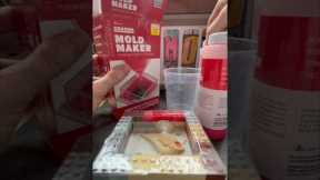 silicone mold a fishing lure #lakemonster #lures #fishing #timelapse #lurebuilding #howto #diy