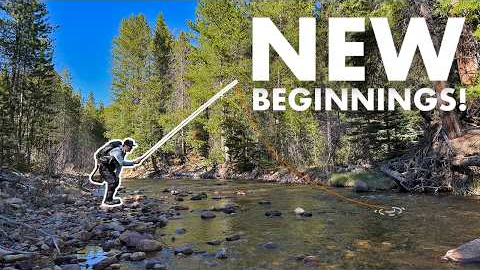 The Perfect Start to a New Season of Fishing! (Tenkara Fly Fishing)