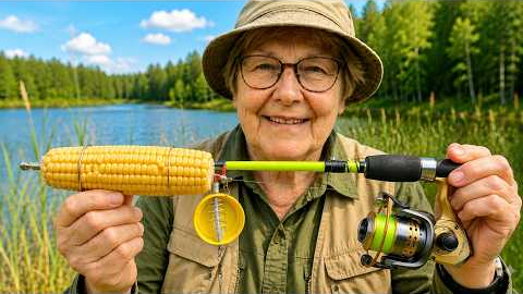 65-year-old fishermen keep quiet about this! Corn bait