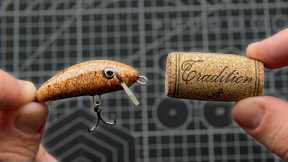 Handmade Fishing Lure From a Wine Cork