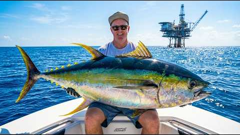 FOUR Hours of The World's BEST Offshore Tuna Fishing in Venice, LA (Saltwater Fishing in the Gulf)