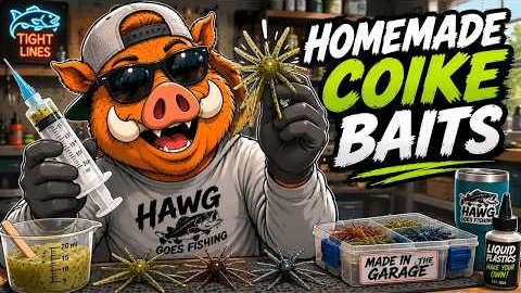 Making My Own Coike Baits with Silicone Injection