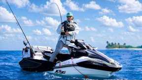 48 Hrs Deep Sea Fishing for Giants on a JET SKI.. (Catch Clean Cook)