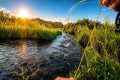 Hunting Big Trout in a Tiny Creek