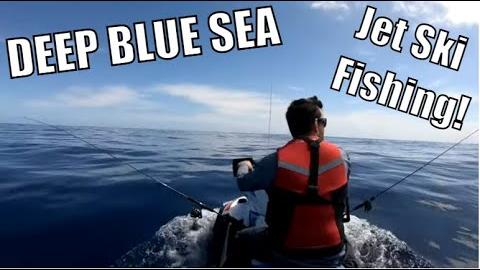 Fishing the deep blue ocean for Tuna from a JET SKI!