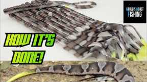 The HAND-POURED SNAKE Worm!  Here's The Secret