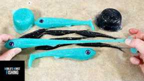 Let's Make SUPER STRETCHY Elastomer-Style Fishing Lures!!