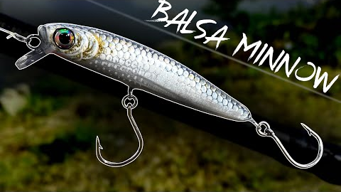Making a Shiny Balsa Minnow Lure