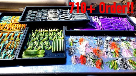 Making Over ($712) Worth of Fishing Lures!!!😮 (Mega Custom Order)