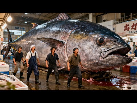 Fresh Tuna Seafood Preparation with Traditional Technique 🌊🐠